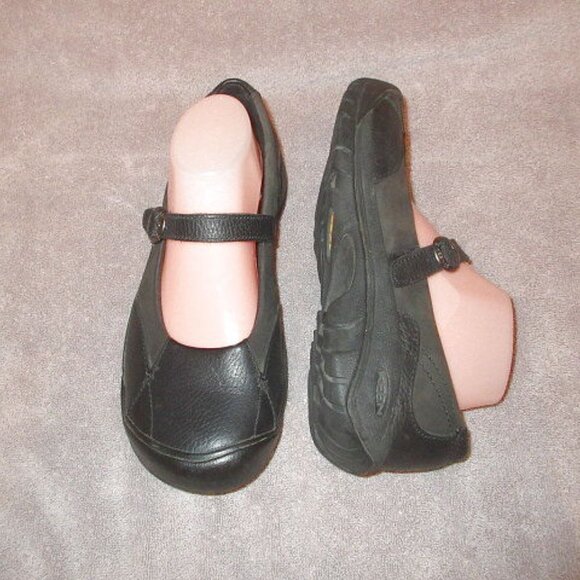 Keen Presidio Leather Mary Jane Shoes Size 9.5 Waterproof Comfort Flat Sneaker - Picture 2 of 10